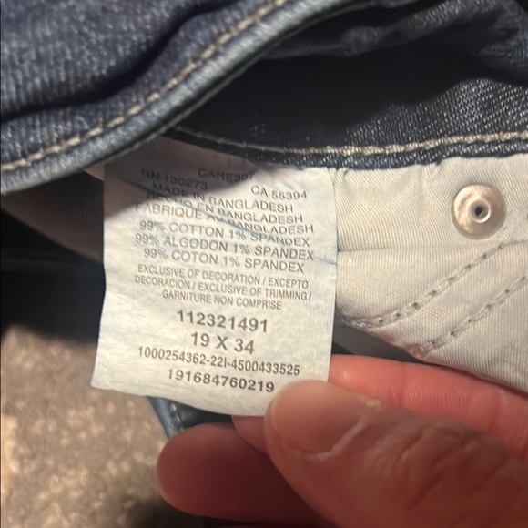 Wrangler Blue Boot Cut Jeans Classic Style size 19x34 - Picture 4 of 6